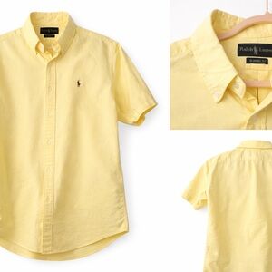 Ralph Lauren Men's Casual Yellow Button Down Shirt